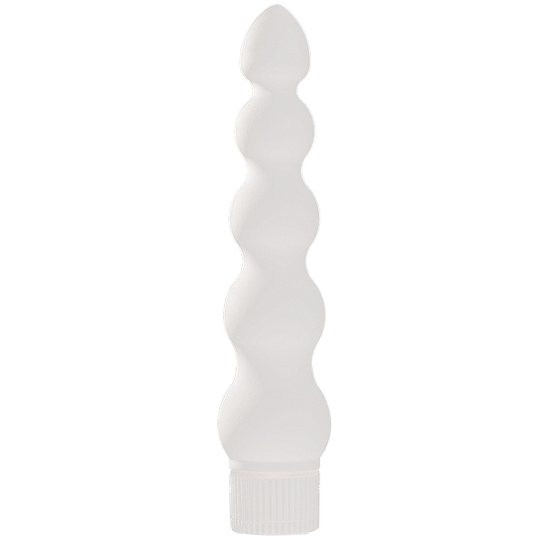 White Nights 7 Inch Ribbed Anal Vibe White Nights 7 Inch Ribbed Anal Vibe